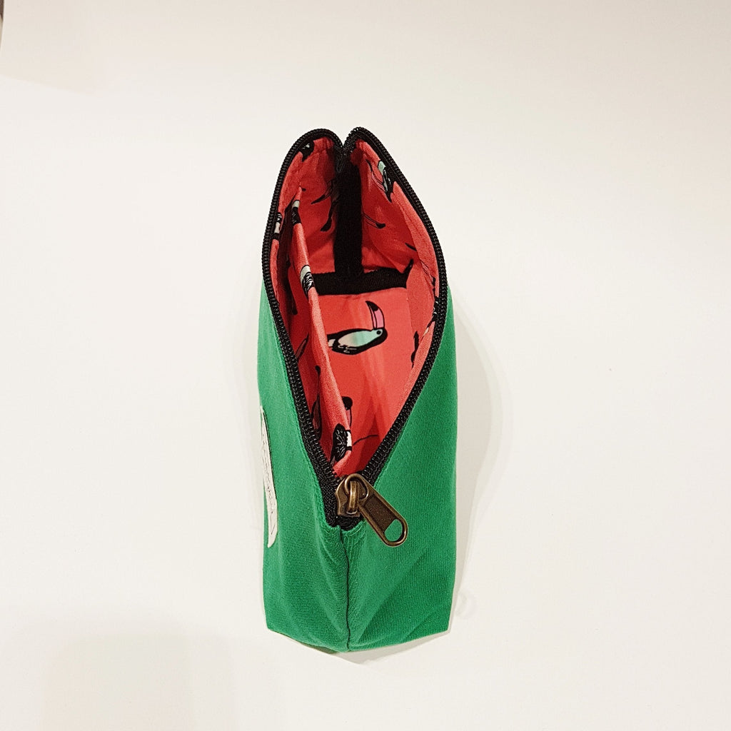 THE PANDA RED 🍒 Small Toiletry + Makeup Bag