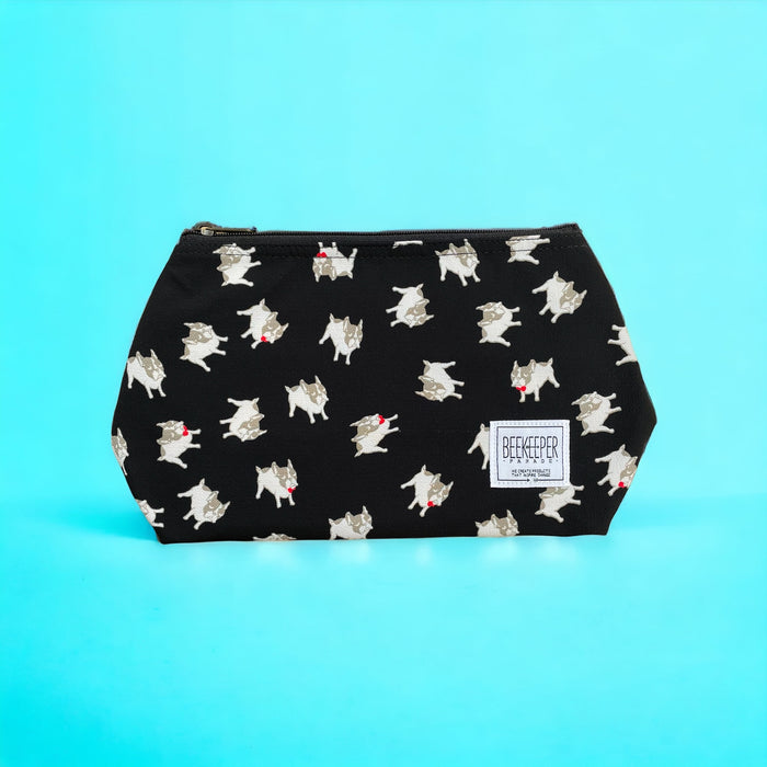 The French Bulldogs 🐶 Large Toiletry + Makeup Bags