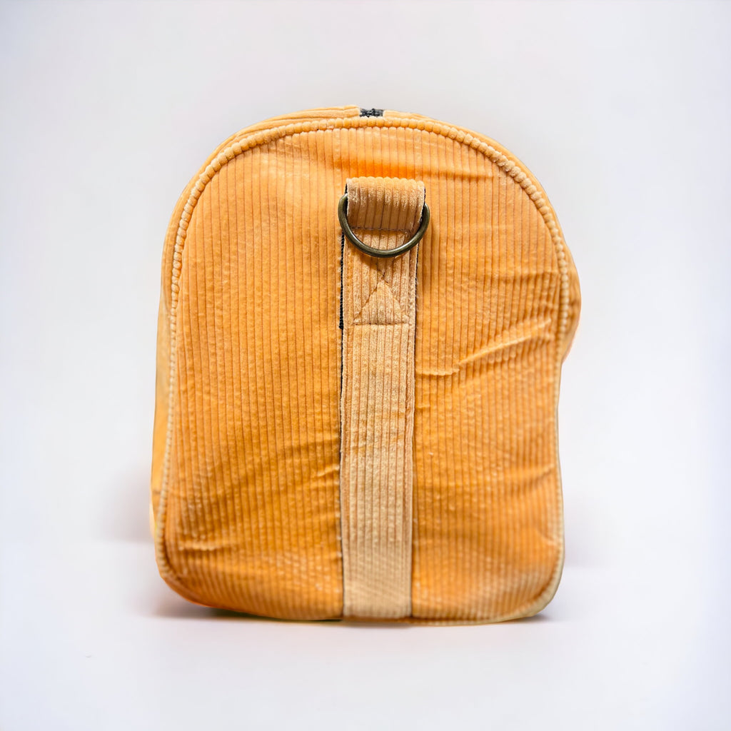 The Panda Fluoro Orange 🍊 Corduroy BeeKeeper Carry-All (Black Label)