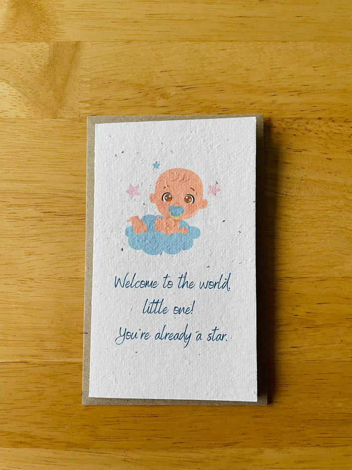 The New Baby 👶🏾 Card (that grows)