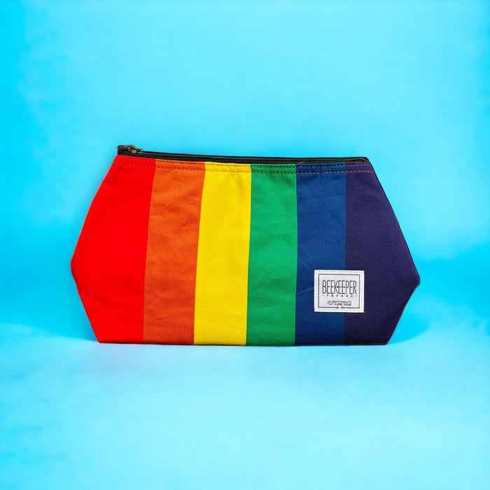 💖PREORDER: The Rainbow 🌈 Large Toiletry + Makeup Bag