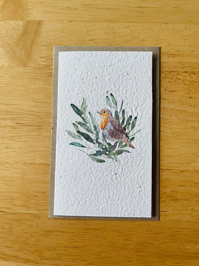 The Snow Bird 🐦 Card (that grows)