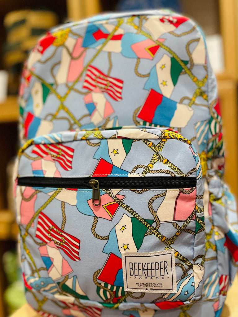 The Nautical Flags 🛥 Royal BeeKeeper Backpack (Masterpiece Range)