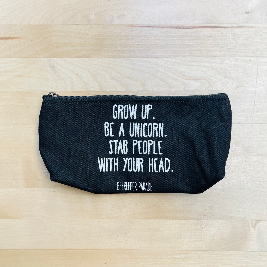 The Grow Up, Be a Unicorn 🦄 Beekeeper Pencil Case (Small)