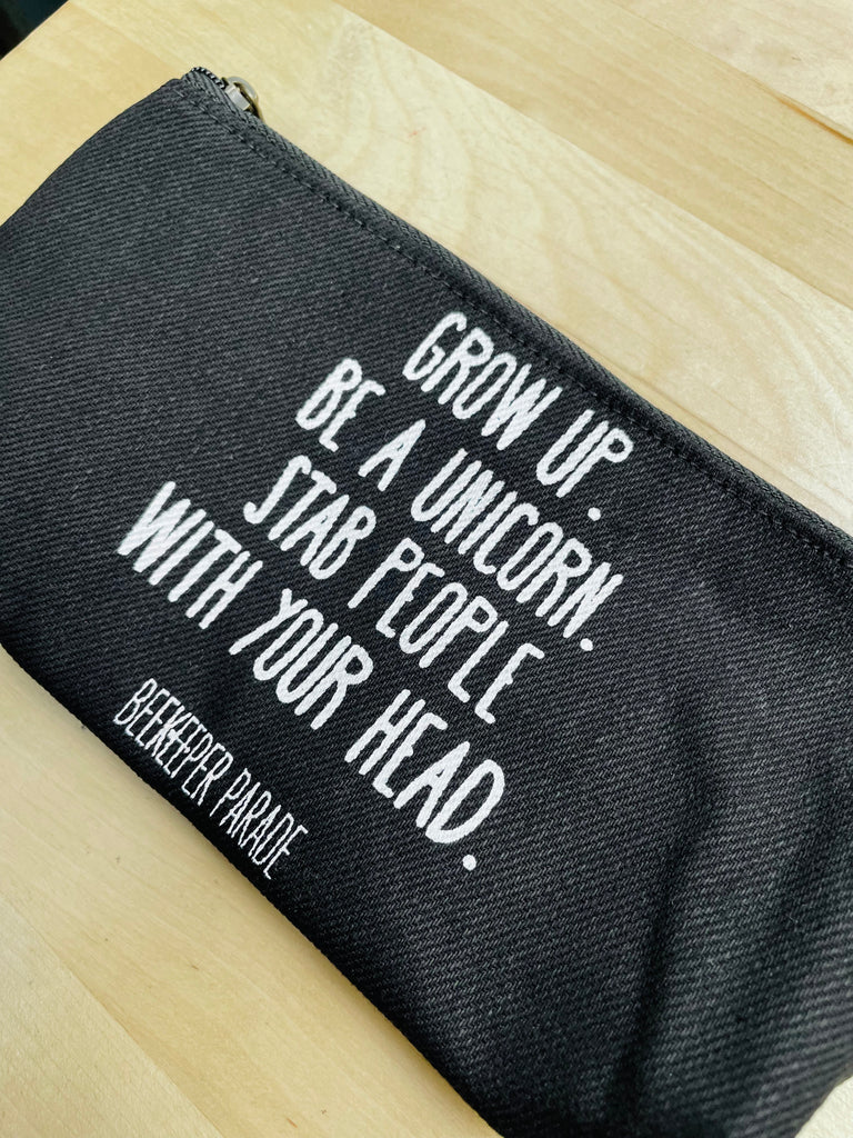 The Grow Up, Be a Unicorn 🦄 Beekeeper Pencil Case (Small)