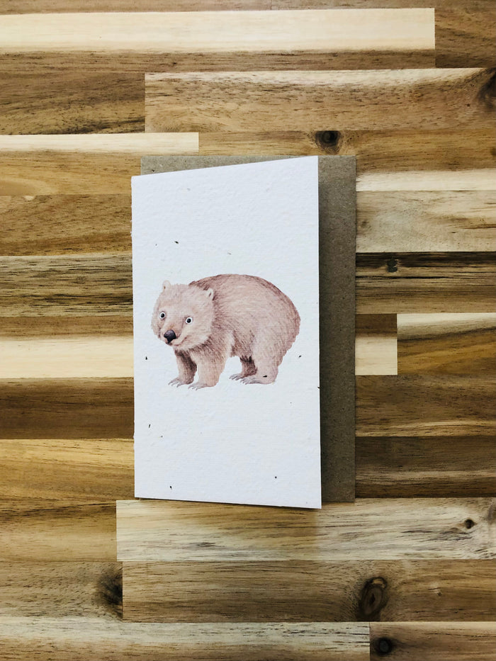 The Wombat Card (that grows)