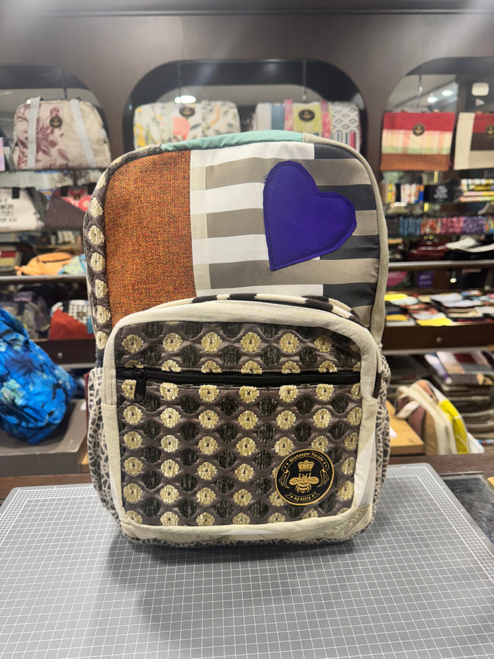 The Indigo Heart 💜 (Da Vinci Collection) BeeKeeper Backpack