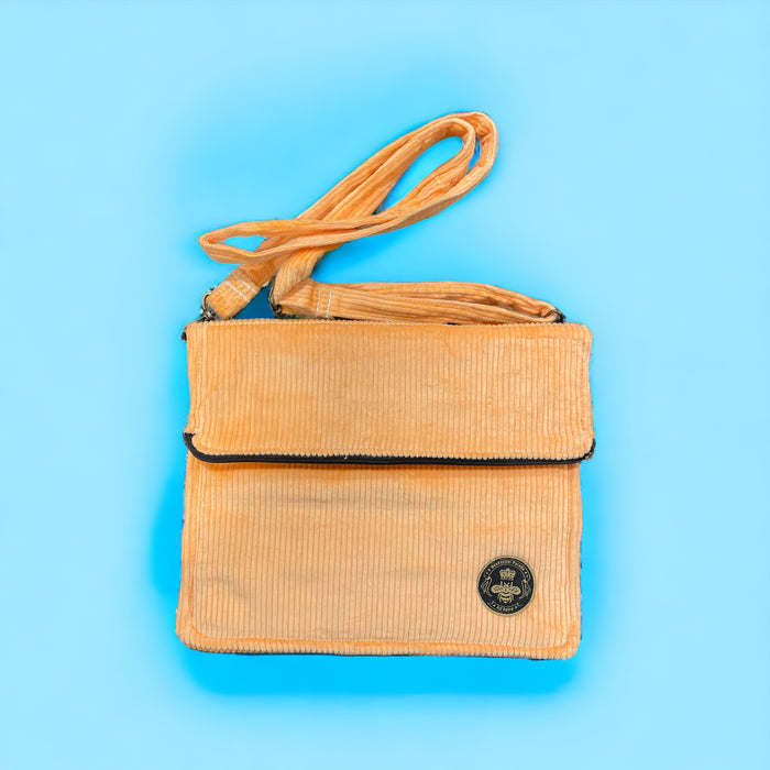 The Fluoro Orange 🍊 Corduroy Shoulder Bag