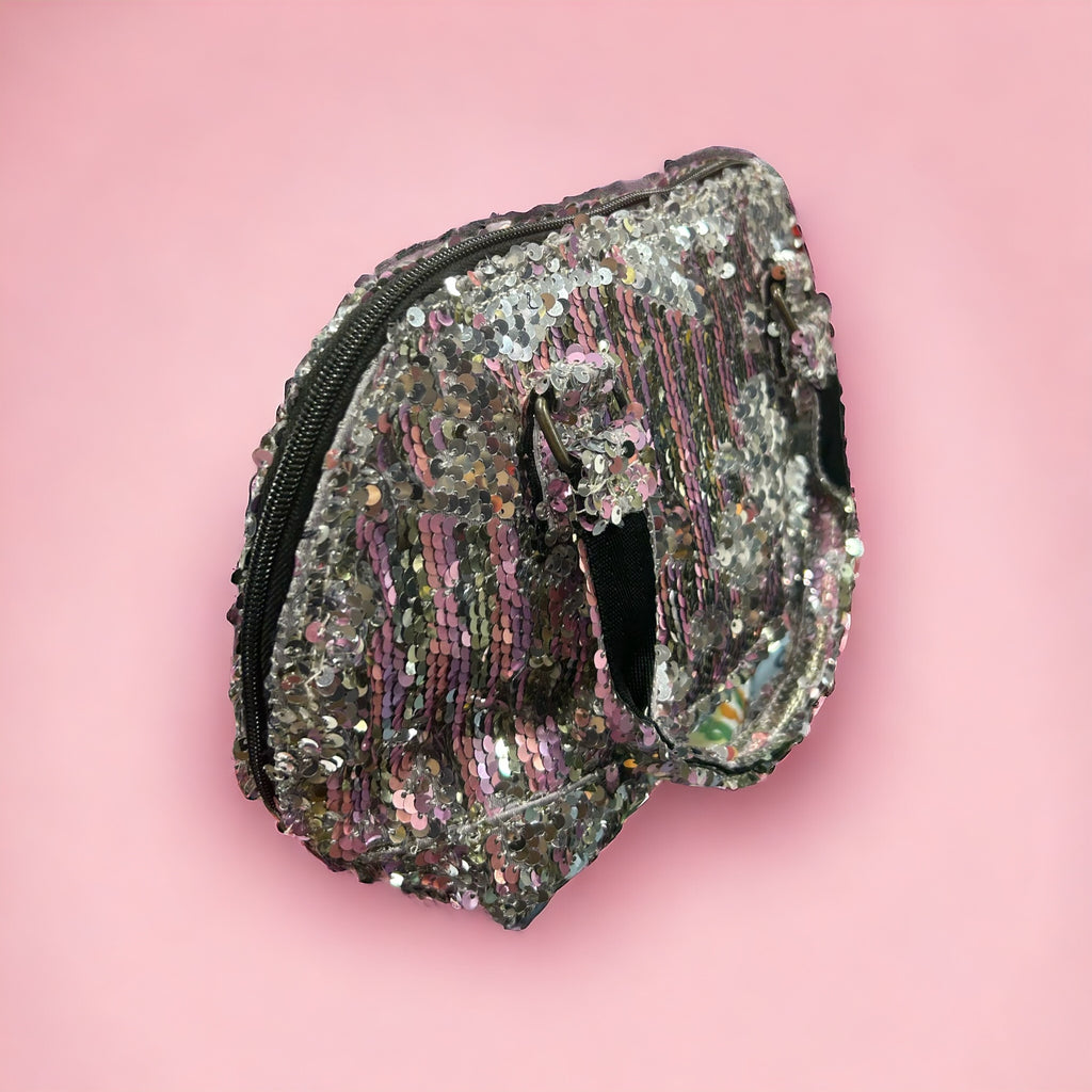 The Barbie Sequin BeeKeeper Clam Shell Handbag