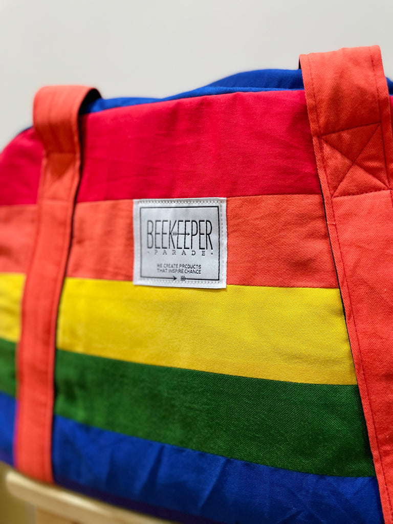The Rainbow rainbow 🌈 Medium BeeKeeper Weekender (Masterpiece)