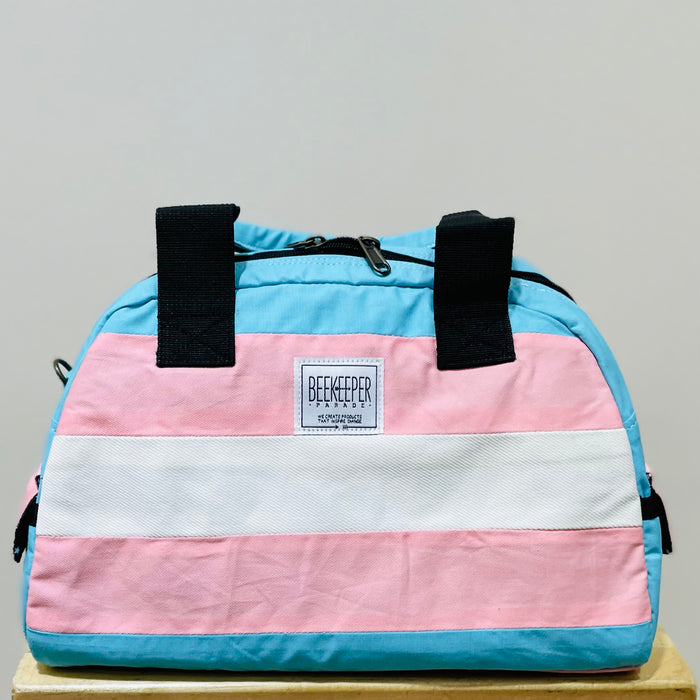 💖PREORDER: The Trans Flag 🏳️⚧️ BeeKeeper Handbag