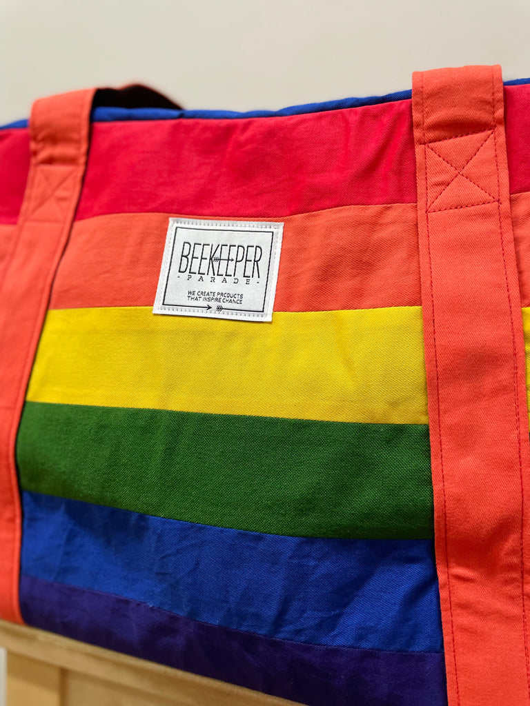 💖PREORDER: The Rainbow Large BeeKeeper Weekender (Masterpiece)