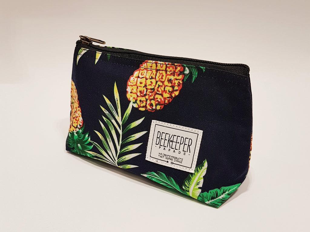 The Denim Patch 👖 Large Toiletry + Makeup Bag