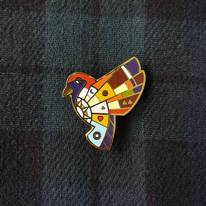 BeeKeeper Parade's Magical Forest Sparrow Pin