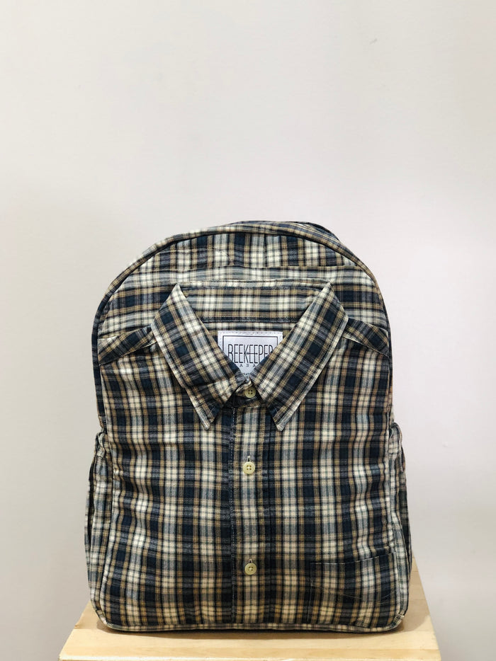 The Farmer 🥕 Flannel Classic Shirt BeeKeeper Parade Backpack