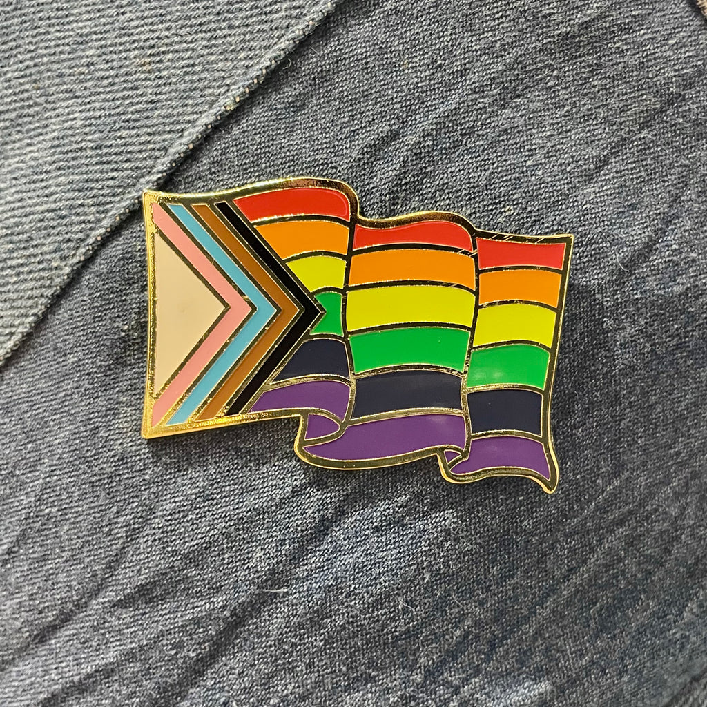 BeeKeeper Parade's Pride Flag Pin 🏳️‍⚧️🏳️‍🌈