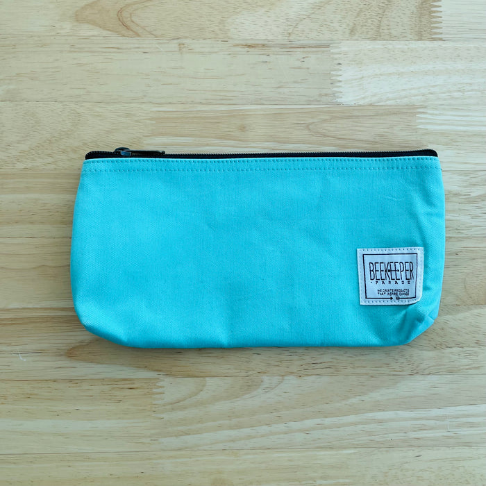 The Light Blue Canvass BeeKeeper Pouch (Large)