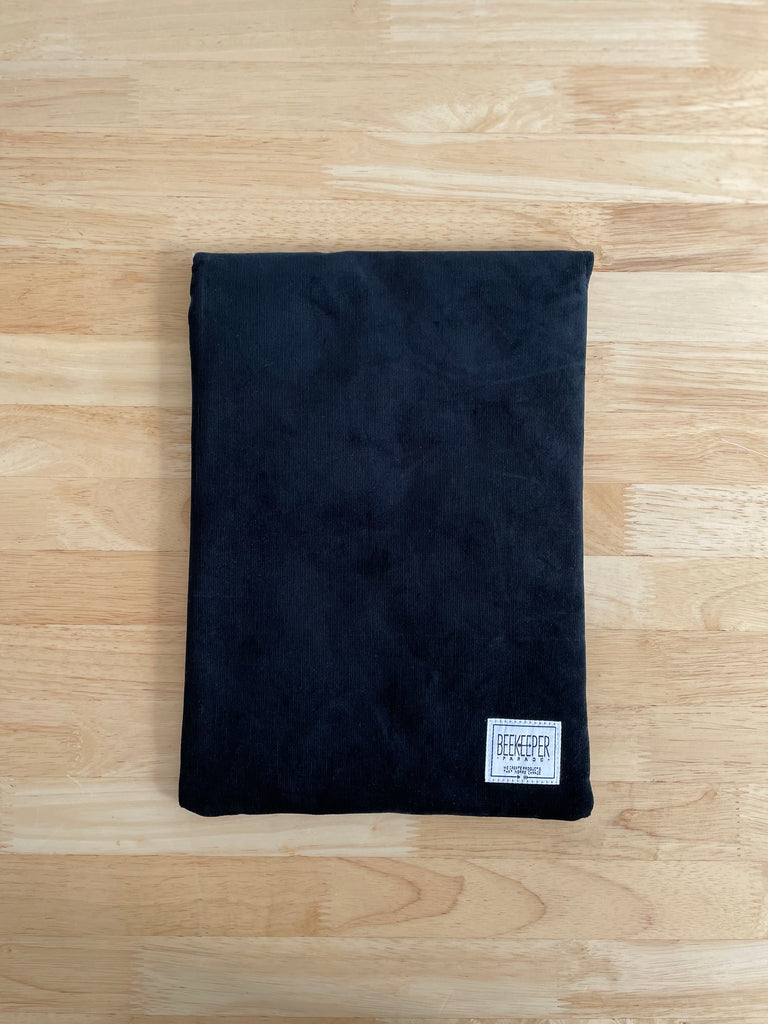 The Panda Black Corduroy 🐼 13inch BeeKeeper Laptop Sleeve