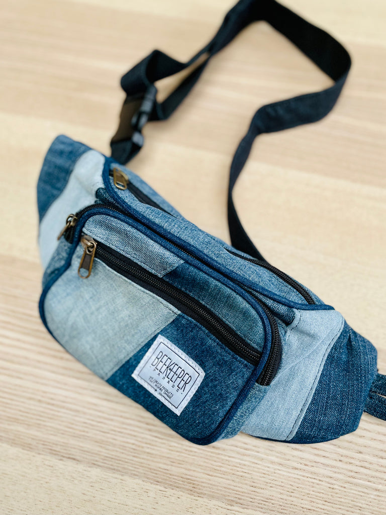 SOLD OUT - MORE COMING THOUGH - The Denim Patch 👖 BeeKeeper Bumbag