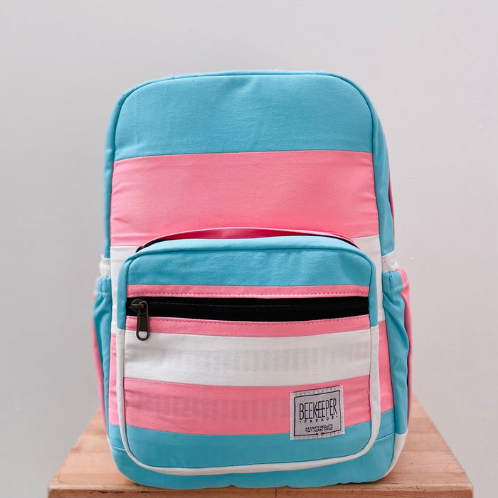 💖PREORDER: The Trans Pride 🏳️⚧️ Mini-Royal BeeKeeper Backpack (Masterpiece Range)