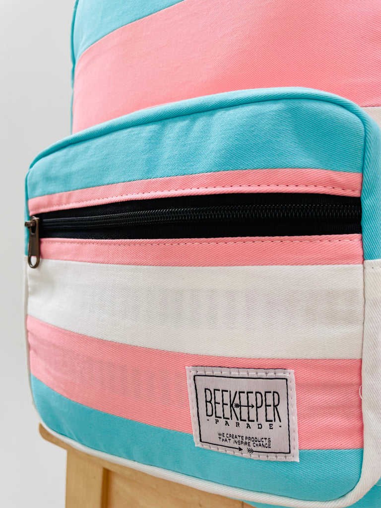 💖PREORDER: The Trans Pride 🏳️⚧️ Mini-Royal BeeKeeper Backpack (Masterpiece Range)