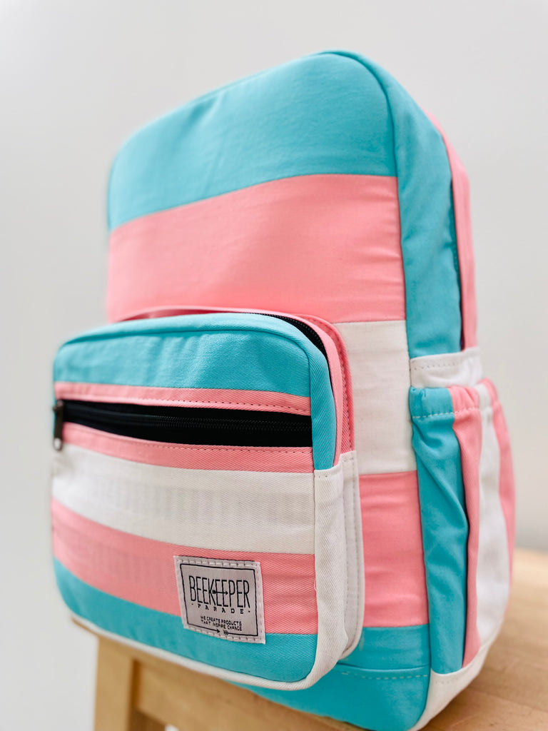 💖PREORDER: The Trans Pride 🏳️⚧️ Mini-Royal BeeKeeper Backpack (Masterpiece Range)