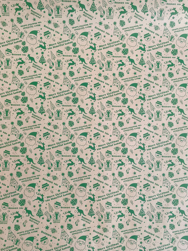 The Christmas Green🎄🎅🏾 BeeKeeper Wrapping Paper
