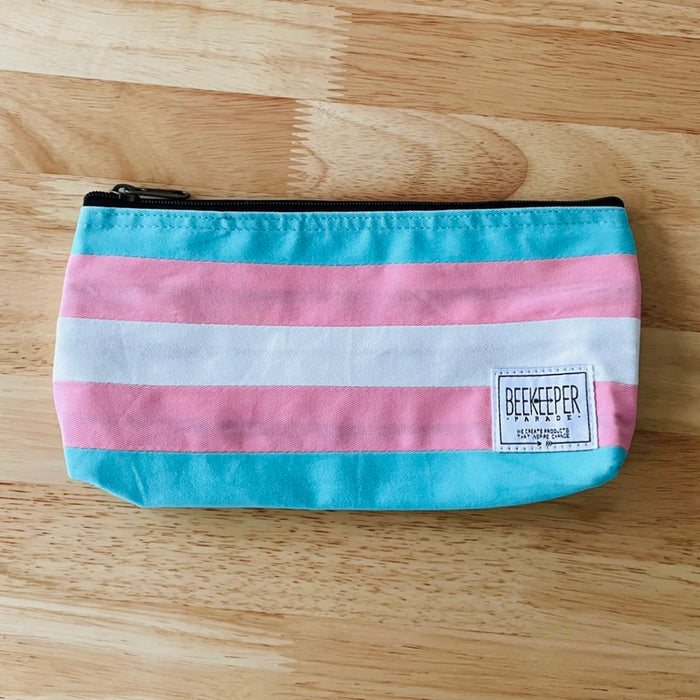 💖PREORDER: The Trans Pride 🏳️⚧️ Beekeeper Pencil Case (Large)