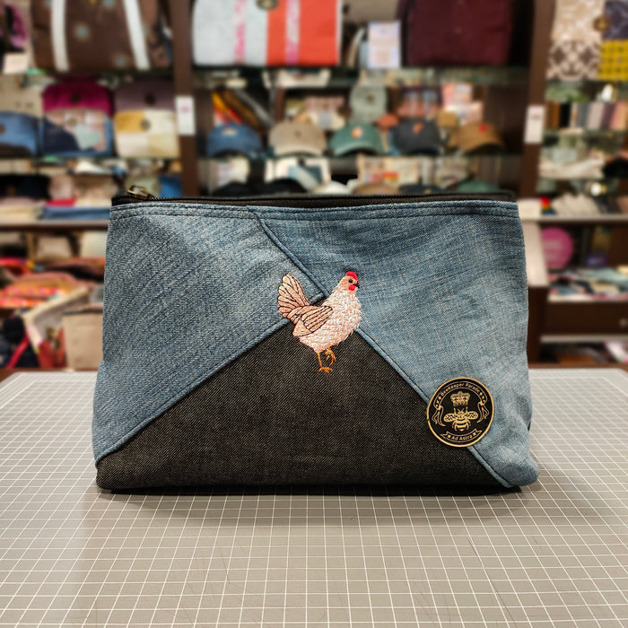 The Pink Chicken 🐓   Large Toiletry + Makeup Bag