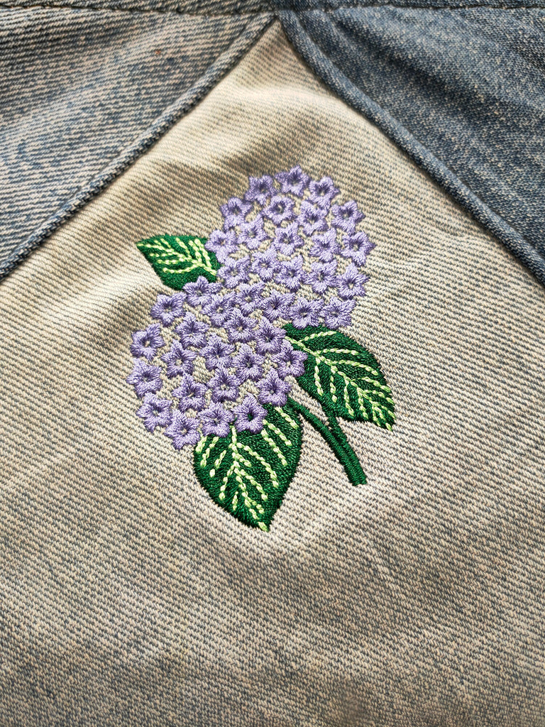 The Hydrangea Large Toiletry + Makeup Bag