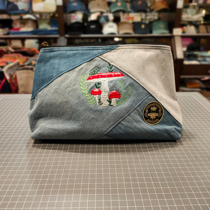 The Mushroom 🍄  Large Toiletry + Makeup Bag