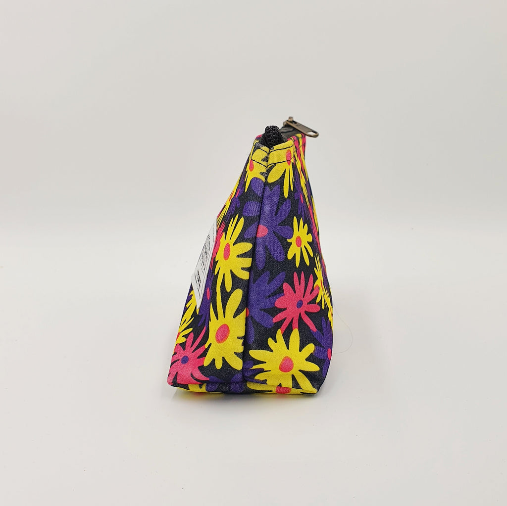 The Fluoro Orange 🍊 Corduroy Small Toiletry + Makeup Bag