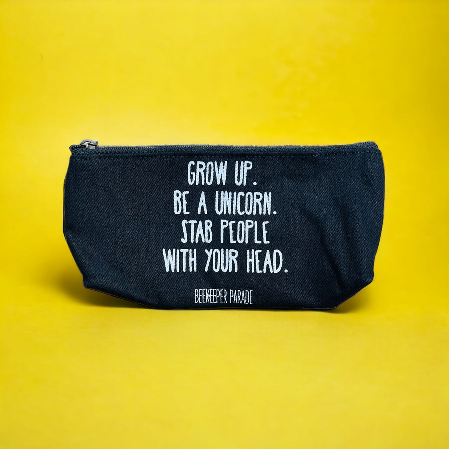 The Grow Up, Be a Unicorn 🦄 Beekeeper Pencil Case (Small)