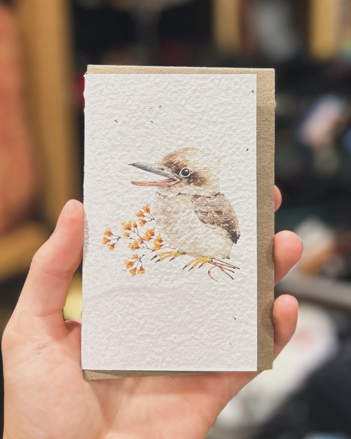The Kookaburra 🐦 Card (that grows)