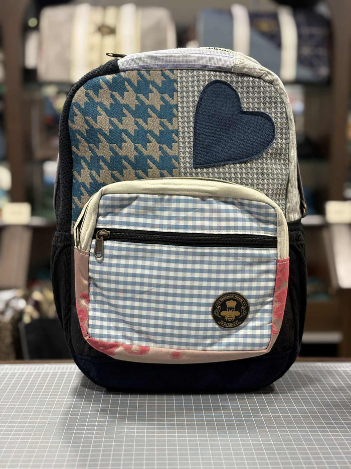 The Blue Chanel 💙 Mini-Royal BeeKeeper Backpack (Da Vinci Collection)
