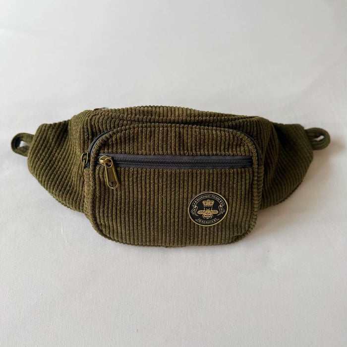 The Panda Olive 🫒 Corduroy BeeKeeper Bumbag