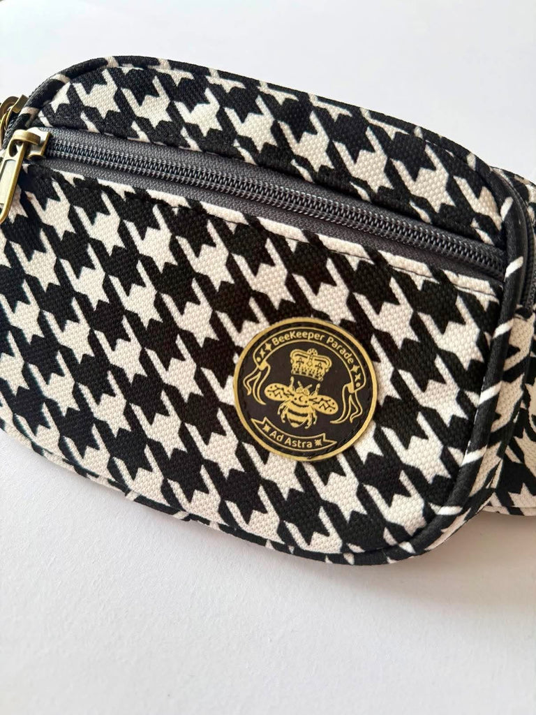 The Houndstooth Black Heart 🖤 BeeKeeper Bumbag