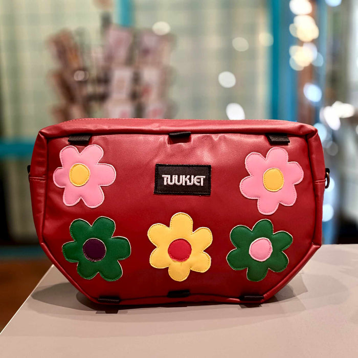 THE WINE FLOWER POWER 🌸 🌼  TUUKJET PANNIER CLASSIC BAG