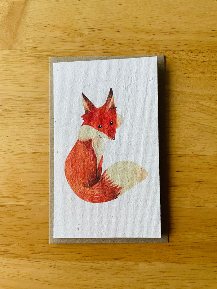 The Red Fox 🦊 Card (that grows)