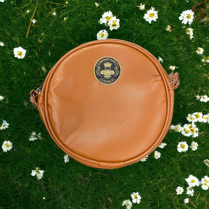 Vegan Leather Tan BeeKeeper Luna Handbag 🌙