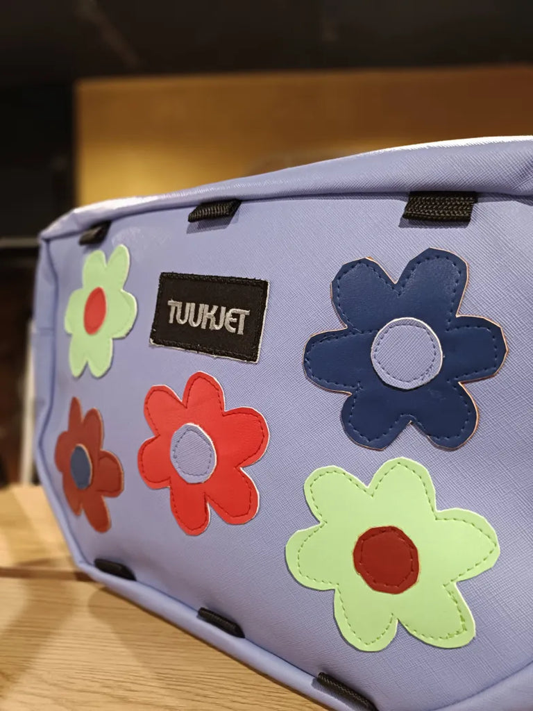 THE LILAC FLOWER POWER 🌸 🌼  TUUKJET PANNIER CLASSIC BAG