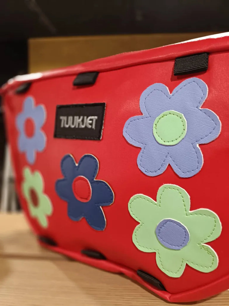 THE SCARLET FLOWER POWER 🌸 🌼  TUUKJET PANNIER CLASSIC BAG