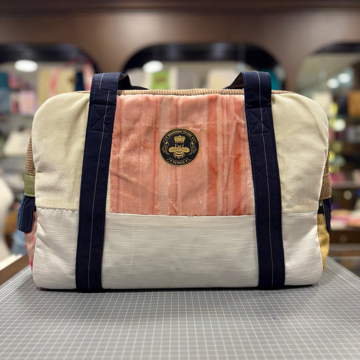 The Peaches & Cream 🍑 Large BeeKeeper Weekender (Da Vinci Collection)
