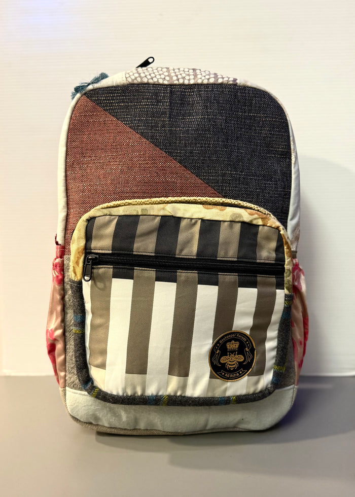 The Platinum Stripes No. 2 💎 (Da Vinci Collection) BeeKeeper Backpack