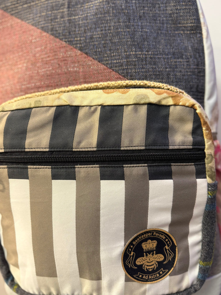 The Platinum Stripes No. 2 💎 (Da Vinci Collection) BeeKeeper Backpack