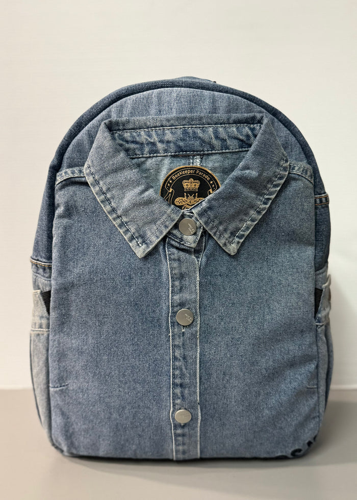 The Denim Shirt No. 1 👖Classic Shirt BeeKeeper Parade Backpack
