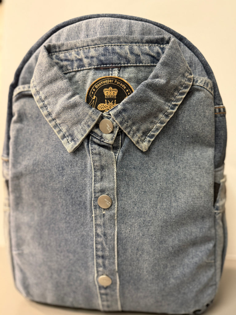 The Denim Shirt No. 1 👖Classic Shirt BeeKeeper Parade Backpack
