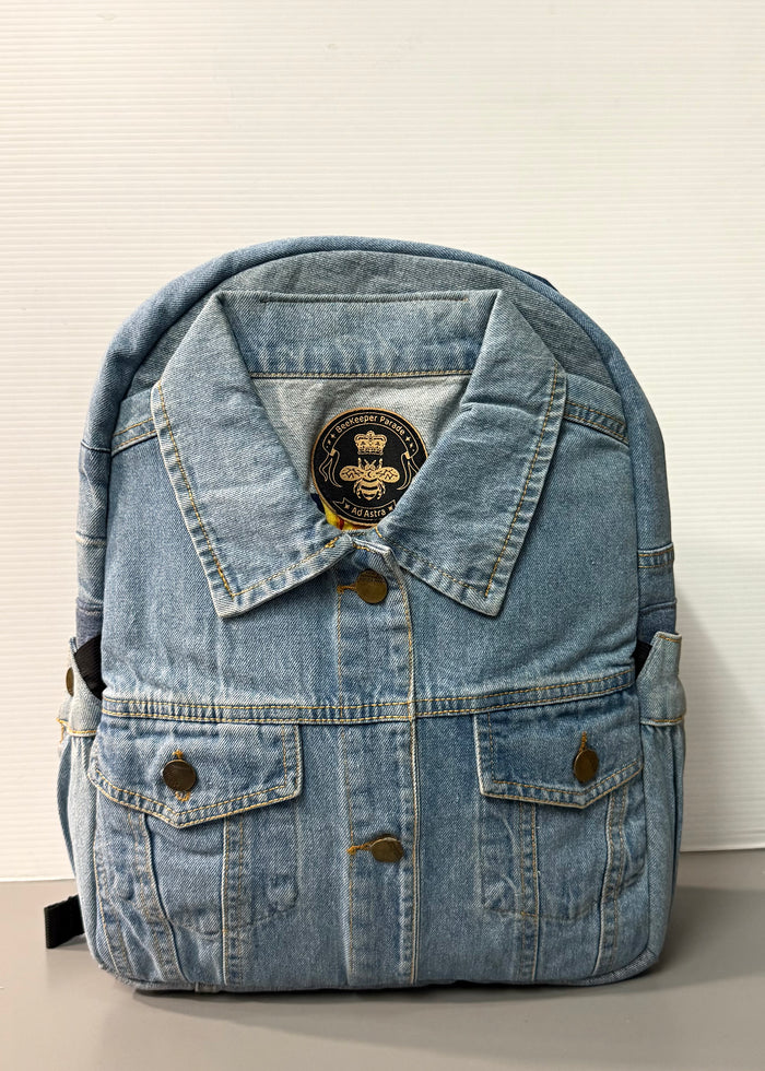 The Denim Shirt No. 2 👖Classic Shirt BeeKeeper Parade Backpack