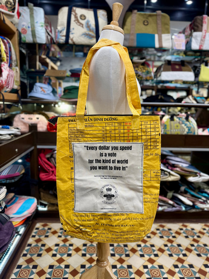 The Yellow Multi-Purpose BeeKeeper Rice Tote! 💛