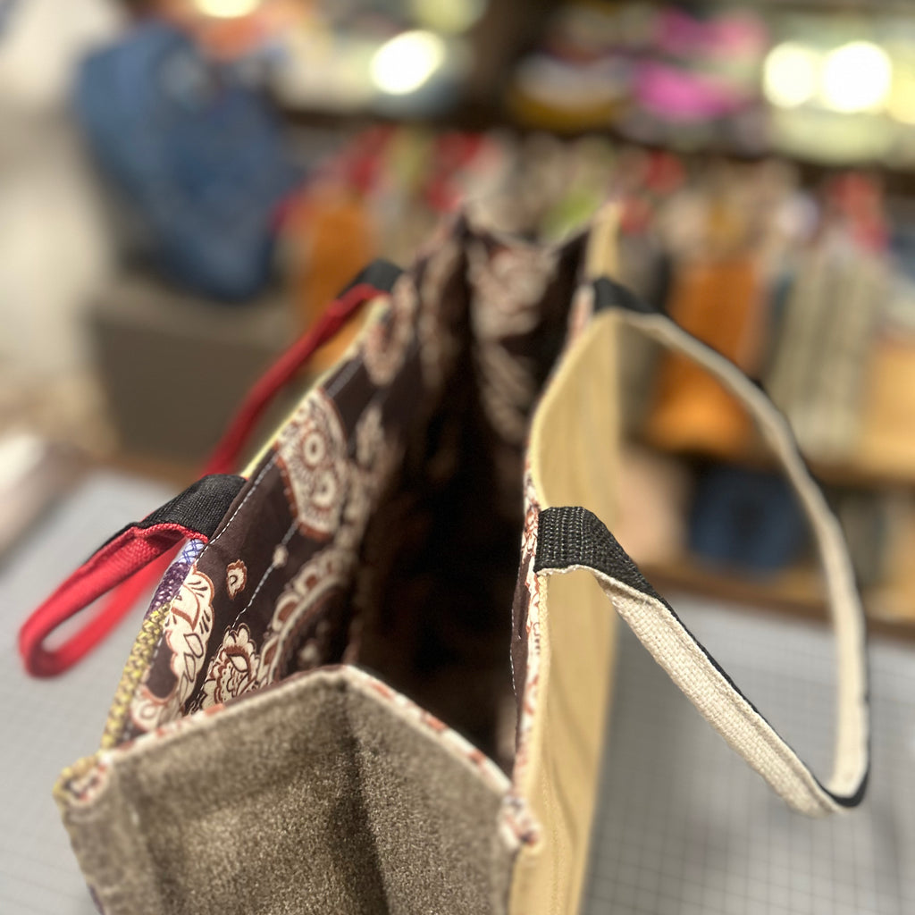 The Herringbone No. 2 💠 KOKYKAI BOOK TOTE